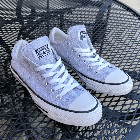Silver Converse - Picture 1 of 2